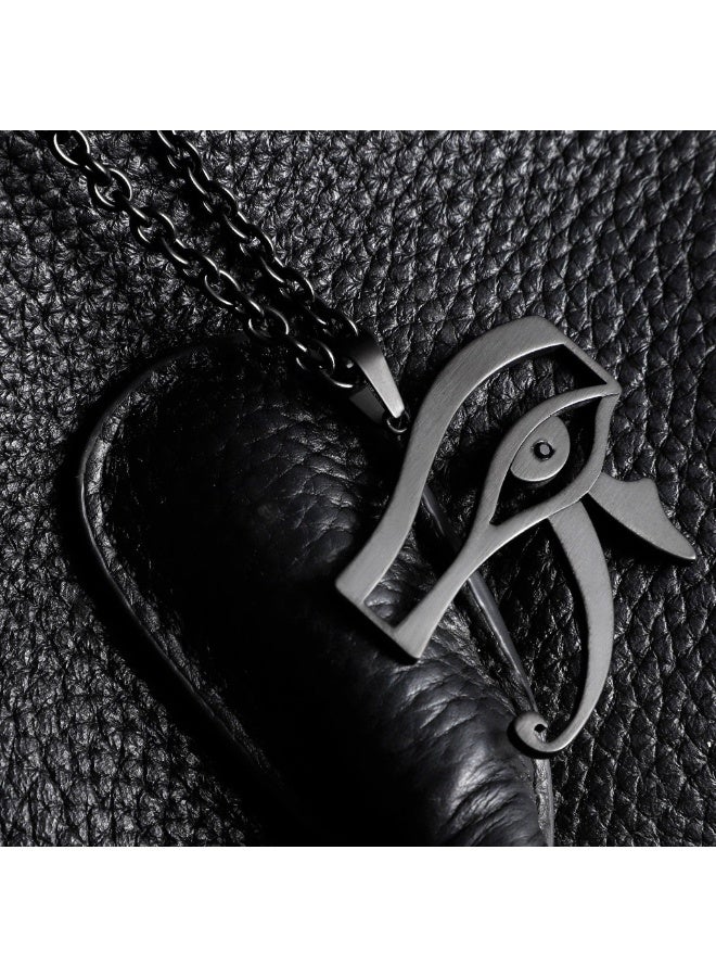 Zink Men's Black Stainless Steel Necklace | Zjpd025b - Image 4